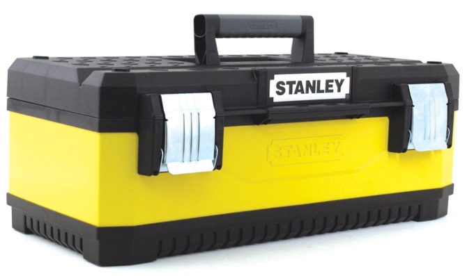 1-95-612 STANLEY 50CM KOVOPLASTOVÝ BOX NA NÁŘADÍ - ŽLUTÝ