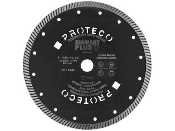 PROTECO 214-230 kotouč dia 230 mm  DIAMANT PLUS