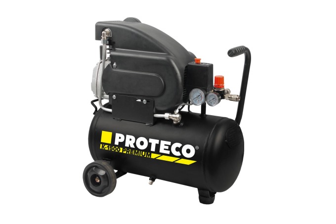 PROTECO 51.02-K-1500-P kompresor 1,5 kW PREMIUM, nádoba 24 L