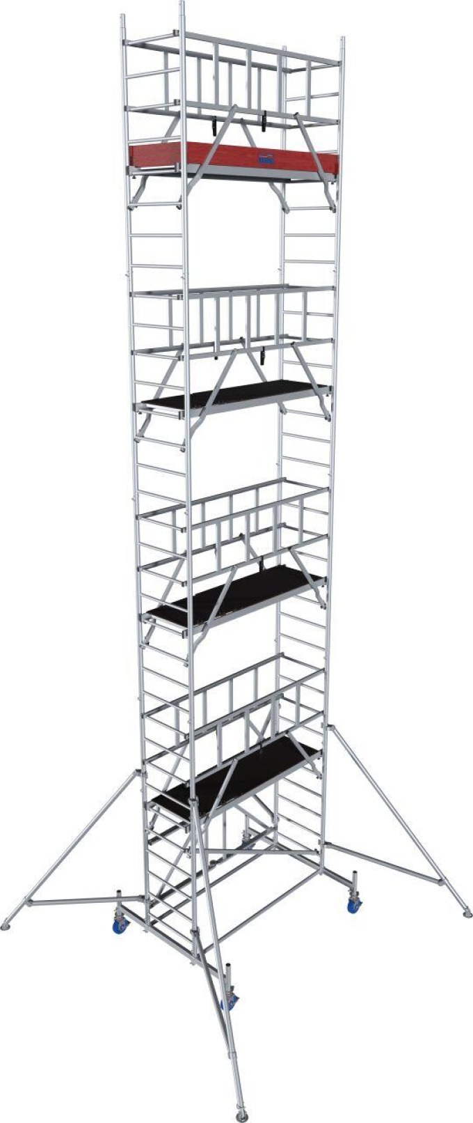 KRAUSE 45.KR-942173 lešení pojizdné "PROTEC XS" hliníkové, skládací, pracovní výška 9.8 m