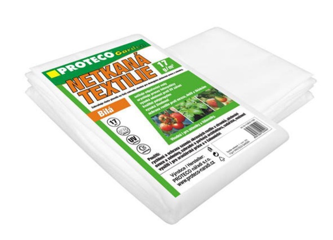 PROTECO 10.89-B-16005 textilie netkaná 1.6 x 5 m bílá 17g/m2