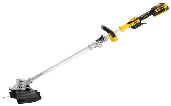 DCMST561P1 DEWALT 18V AKU BEZUHLÍKOVÁ STRUNOVÁ SEKAČKA SE SKLÁDACÍ RUKOJETÍ, 1 X 5,0 AH, NABÍJEČKA