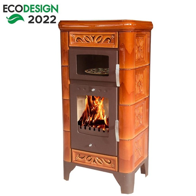 Kachlová kamna Bologna II goldbrown 6kw