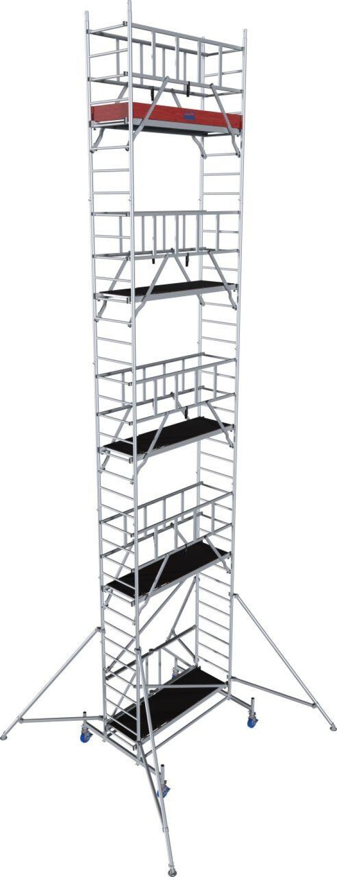 KRAUSE 45.KR-942180 lešení pojizdné "PROTEC XS" hliníkové, skládací, pracovní výška 10.8 m