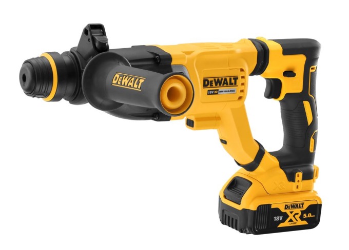 DCH263P1 DEWALT 18V AKU BEZUHLÍKOVÉ KOMBINOVANÉ KLADIVO 3,0 J, SDS-PLUS, 1 X 5,0 AH BATERIE, KUFR