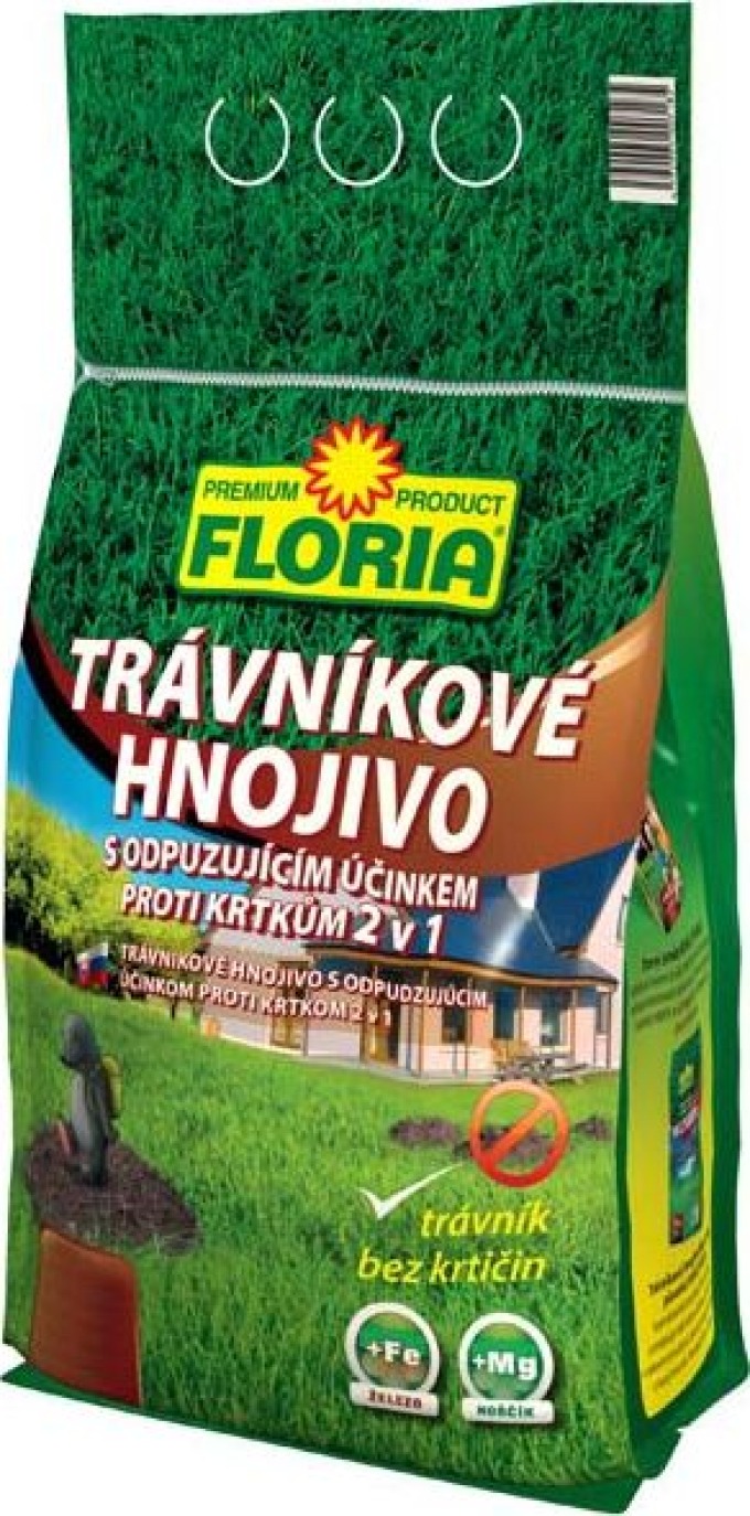 AGRO Trávníkové hnojivo s odpuzujícím účinkem na krtky7,5 kg