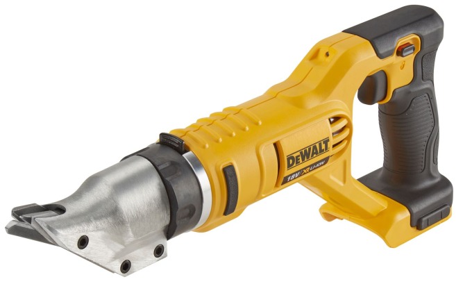 DCS491NT DEWALT 18 VOLT AKU NŮŽKY NA PLECH, BEZ BATERIE A NABÍJEČKY, KUFR T-STAK