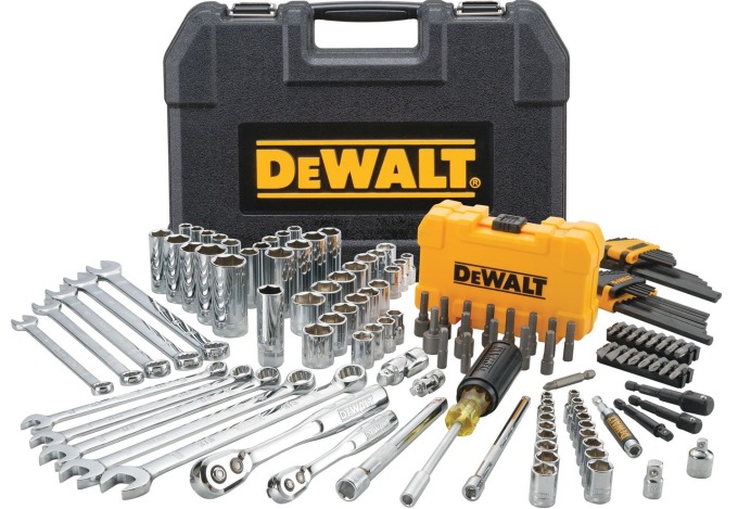 Dewalt DWMT73802-1 142DÍLNÁ SADA S RÁČNOU 1/4" A 3/8"