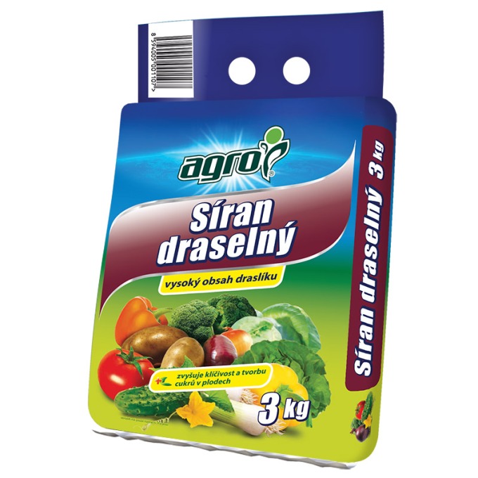 AGRO Síran draselný 3 kg