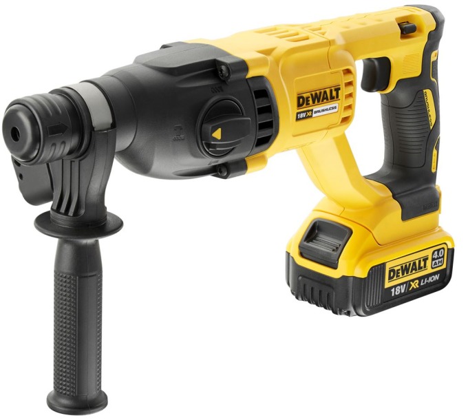 DCH133M1 DEWALT 18 V AKU KOMBINOVANÉ VRTACÍ KLADIVO SDS-PLUS, 1 X 4,0 Ah BATERIE XR Li-Ion, 2,6 J , KUFR T-STAK