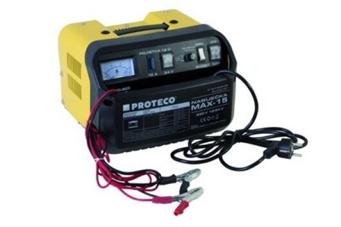 PROTECO 51.08-AN-1224 nabíječka autobaterií MAX-15 230V 12/24V