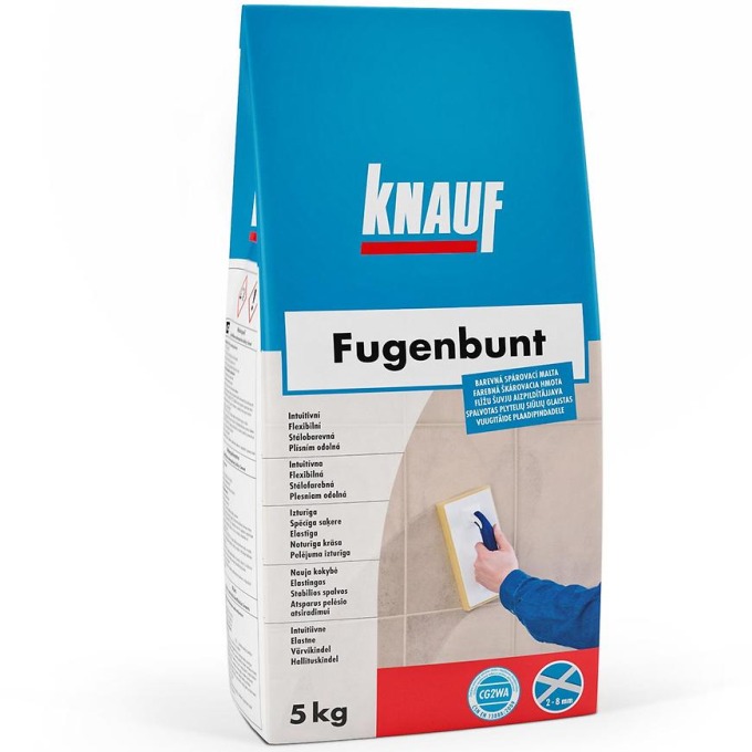 Spárovací hmota Knauf Fugenbunt lichtgrau 5 kg