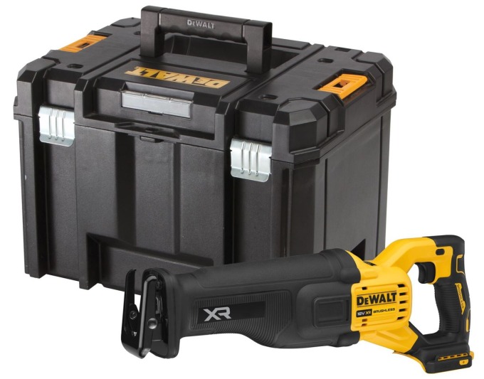 DCS386NT DEWALT 18V FLEXVOLT ADVANTAGE MEČOVÁ PILA, BEZ BATERIE A NABÍJEČKY, KUFR T-STAK