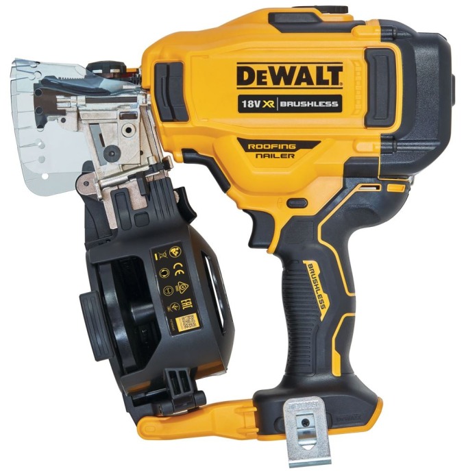 DCN45RNN DEWALT 18V XR POKRÝVAČSKÁ HŘEBÍKOVAČKA, BEZ BATERIE A NABÍJEČKY, V KARTONOVÉ KRABICI