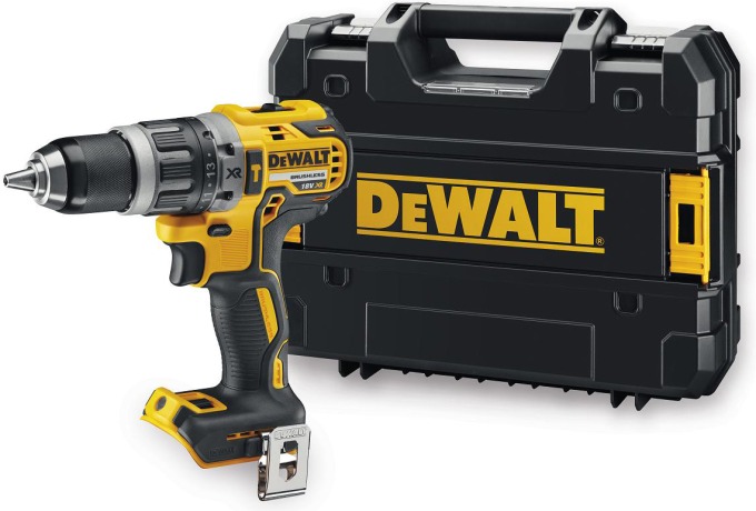 DCD796NT DEWALT 18VOLT AKU PŘÍKLEPOVÁ BEZUHLÍKOVÁ VRTAČKA, BEZ BATERIE A NABÍJEČKY, V T-STAK KUFRU