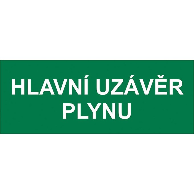 Hlavní uzávěr plynu