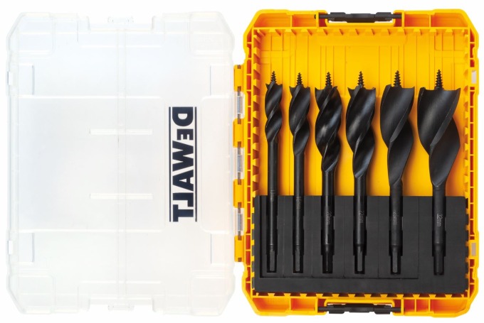 DT90238 DEWALT 6DÍLNÁ SADA VRTÁKŮ S TŘEMI DRÁŽKAMI