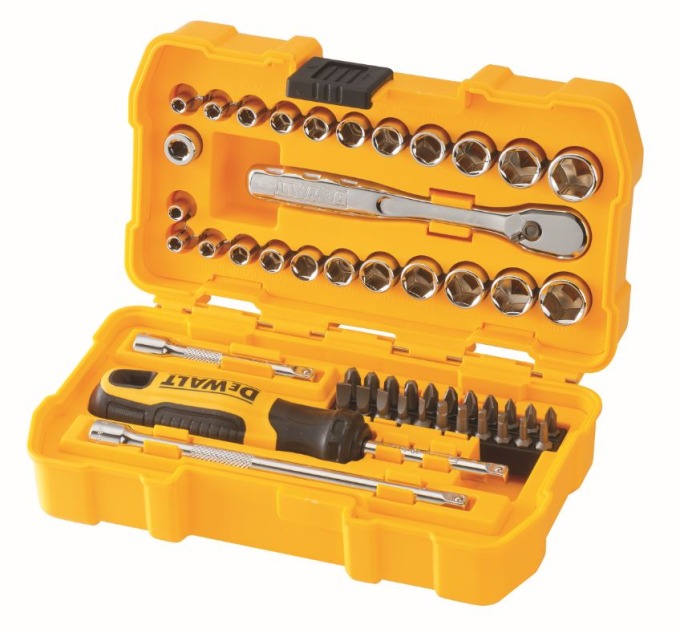 DWMT81610-0 DEWALT 50DÍLNÁ NANO SADA S RÁČNOU 1/4"