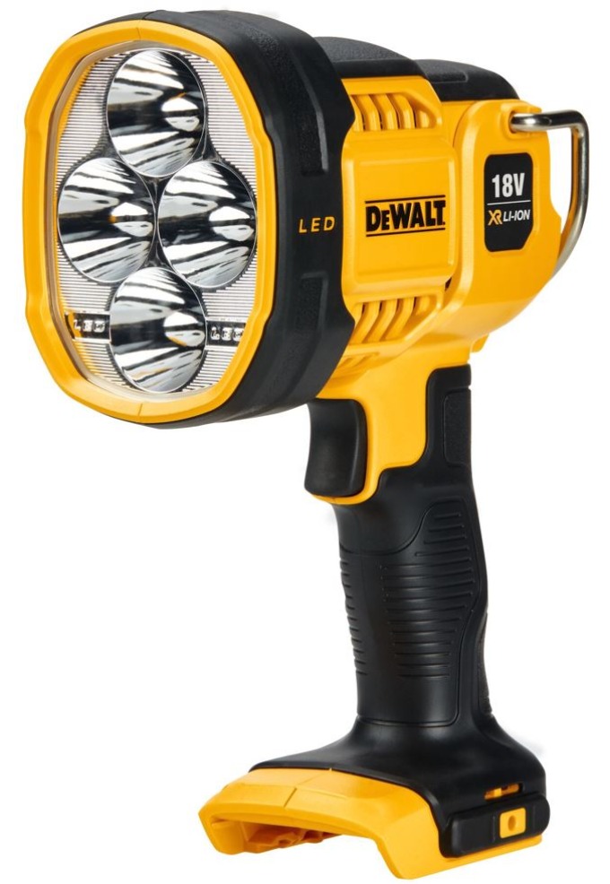 DCL043 DEWALT 18VOLT AKU VÝKLOPNÁ LED SVÍTILNA, BEZ BATERIE, VÝKON 1500 LUMENŮ