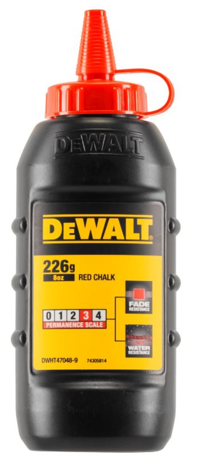 DWHT47048-9 DEWALT ČERVENÁ KŘÍDA 225G