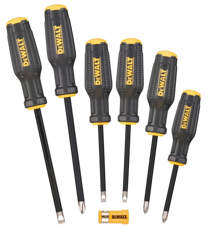 DWHT62056-0 DEWALT 6DÍLNÁ SADA ŠROUBOVÁKŮ FULLFIT - PLOCHÉ A PH