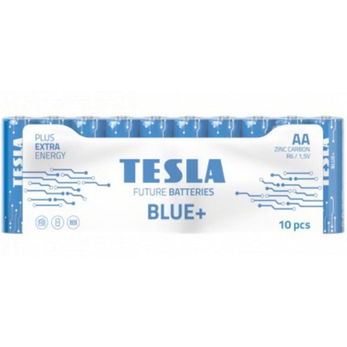 Baterie Tesla AA R06 Blue+ multipack 10 ks