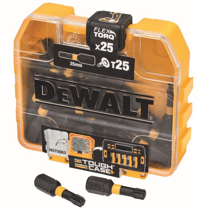 DT70558T DEWALT BITY S DRÁŽKOU TORX 25, 25 MM, 25 KS, TORZNÍ