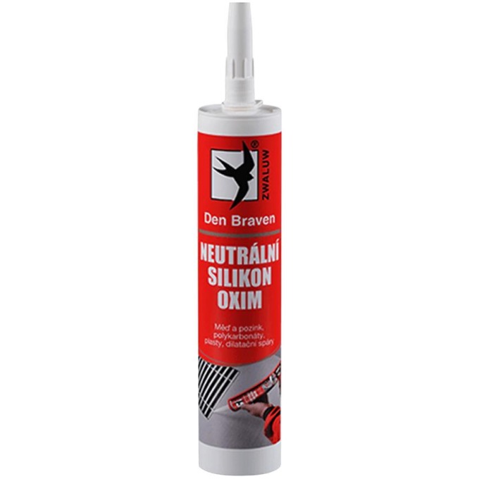 Silikon neutrální Den Braven OXIM šedá 280 ml