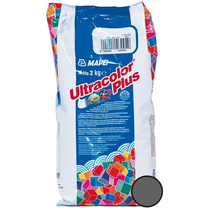 Spárovací hmota Mapei Ultracolor Plus 2 kg 119 londýnská šedá