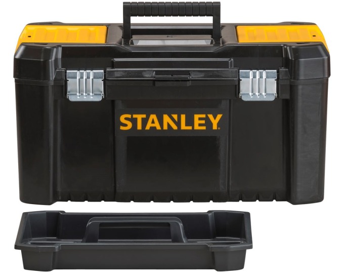 STST1-75521 STANLEY 48CM BOX NA NÁŘADÍ S KOVOVÝMI PŘEZKAMI