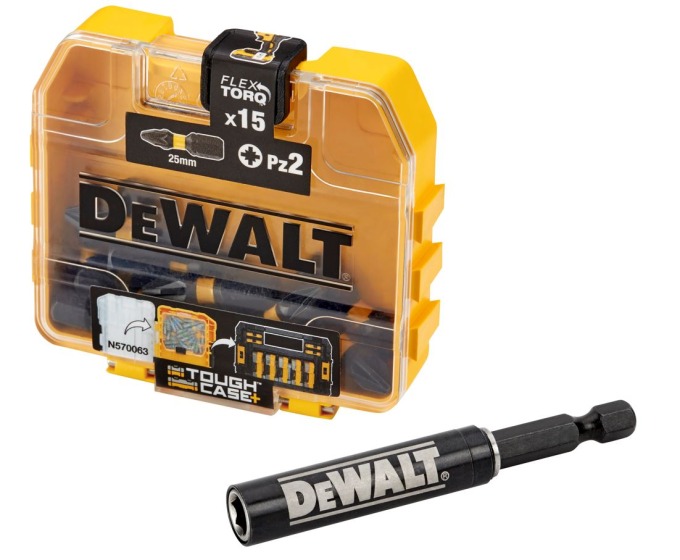 DT70618T DEWALT FLEXTORQ 15DÍLNÁ SADA ŠROUBOVACÍCH BITŮ