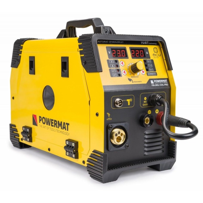 Poloautomatická invertorová svářečka 220A MIG / MAG / TIG / MMA PM-IMG-220L-PRO POWERMAT