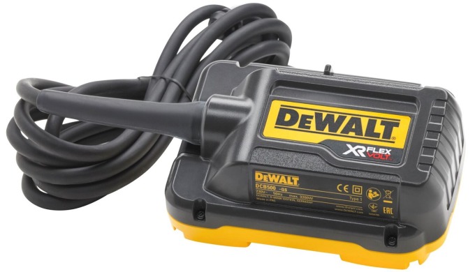 DCB500-QS DEWALT ADAPTÉR PRO PŘIPOJENÍ AKU POKOSOVÉ PILY DHS780 DO SÍTĚ 220V