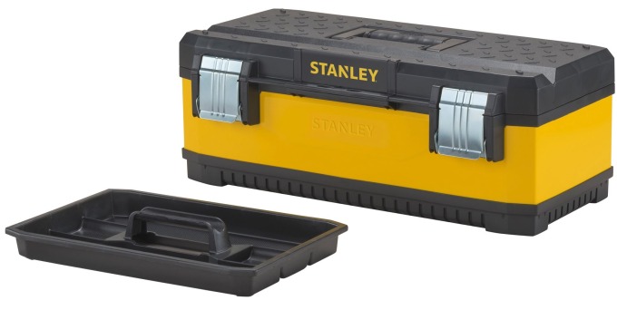 1-95-613 STANLEY 58CM KOVOPLASTOVÝ BOX NA NÁŘADÍ - ŽLUTÝ