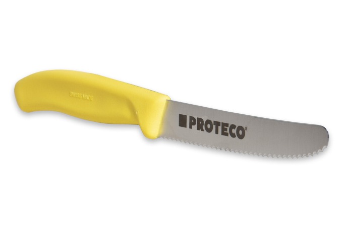 99.VICTORINOX-02-KS nůž s vlnkovaným ostřím 11 cm, žlutý