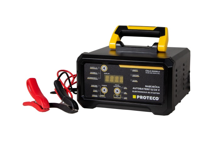 PROTECO 51.08-AN-1224-S-EL nabíječka autobaterií MAX-15  230V  12/24V elektronická se startem