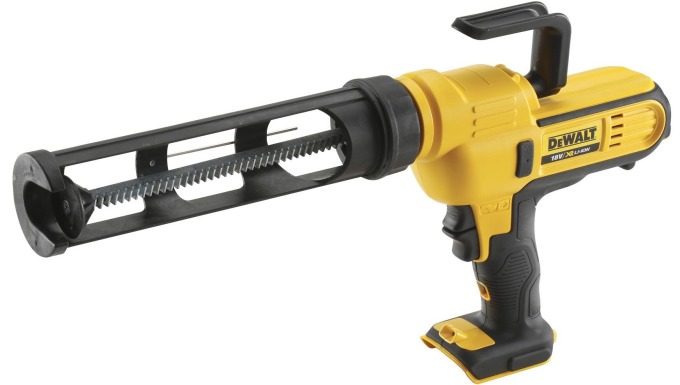 DCE560N DEWALT 18 VOLT AKU VÝTLAČNÁ PISTOLE 310ml, BEZ BATERIE, V KARTONU