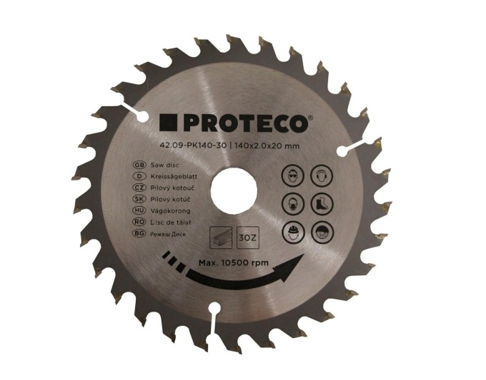 PROTECO 09-PK140-30 kotouč pilový SK 140x2.0x20 30z