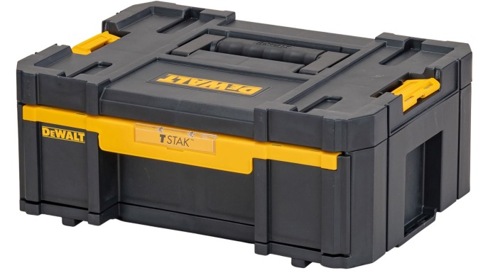 DWST1-70705 DeWALT Box na nářadí se zásuvkou 9,5l TSTAK Box III