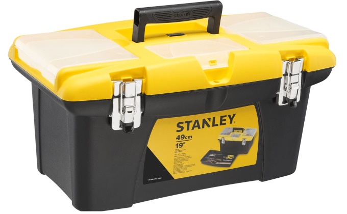 1-92-906 STANLEY 19" BOX NA NÁŘADÍ JUMBO S KOVOVÝMI PŘEZKAMI