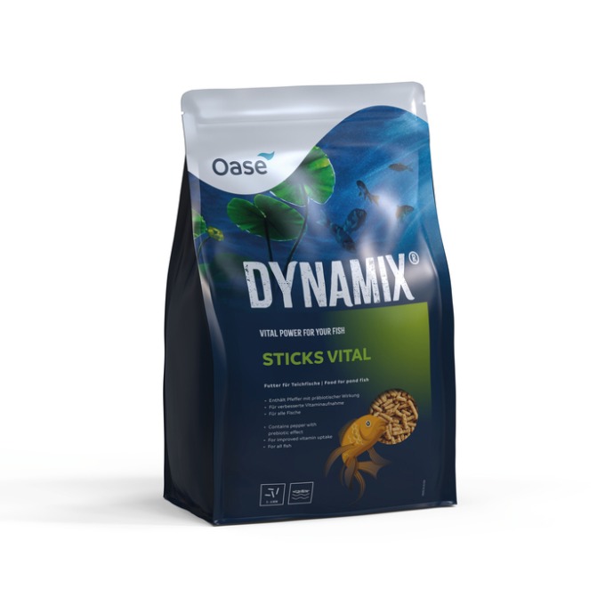 Krmivo pro ryby OASE Dynamix Sticks Vital 8l