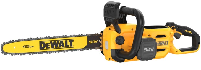 DCMCS574N DEWALT 54 VOLT FLEXVOLT AKU BEZUHLÍKOVÁ ŘETĚZOVÁ PILA 45 CM LIŠTA, BEZ BATERIE A NABÍJEČKY, V KARTONOVÉ KRABICI